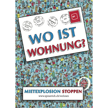 "Wo ist Wohnung?"-Sticker (3 Stk)